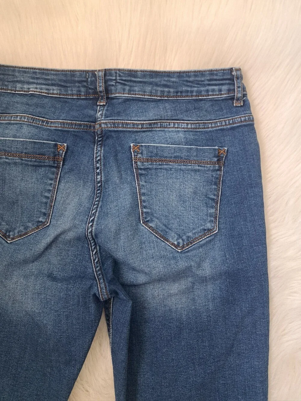 Blue Motion Denim Bermudas